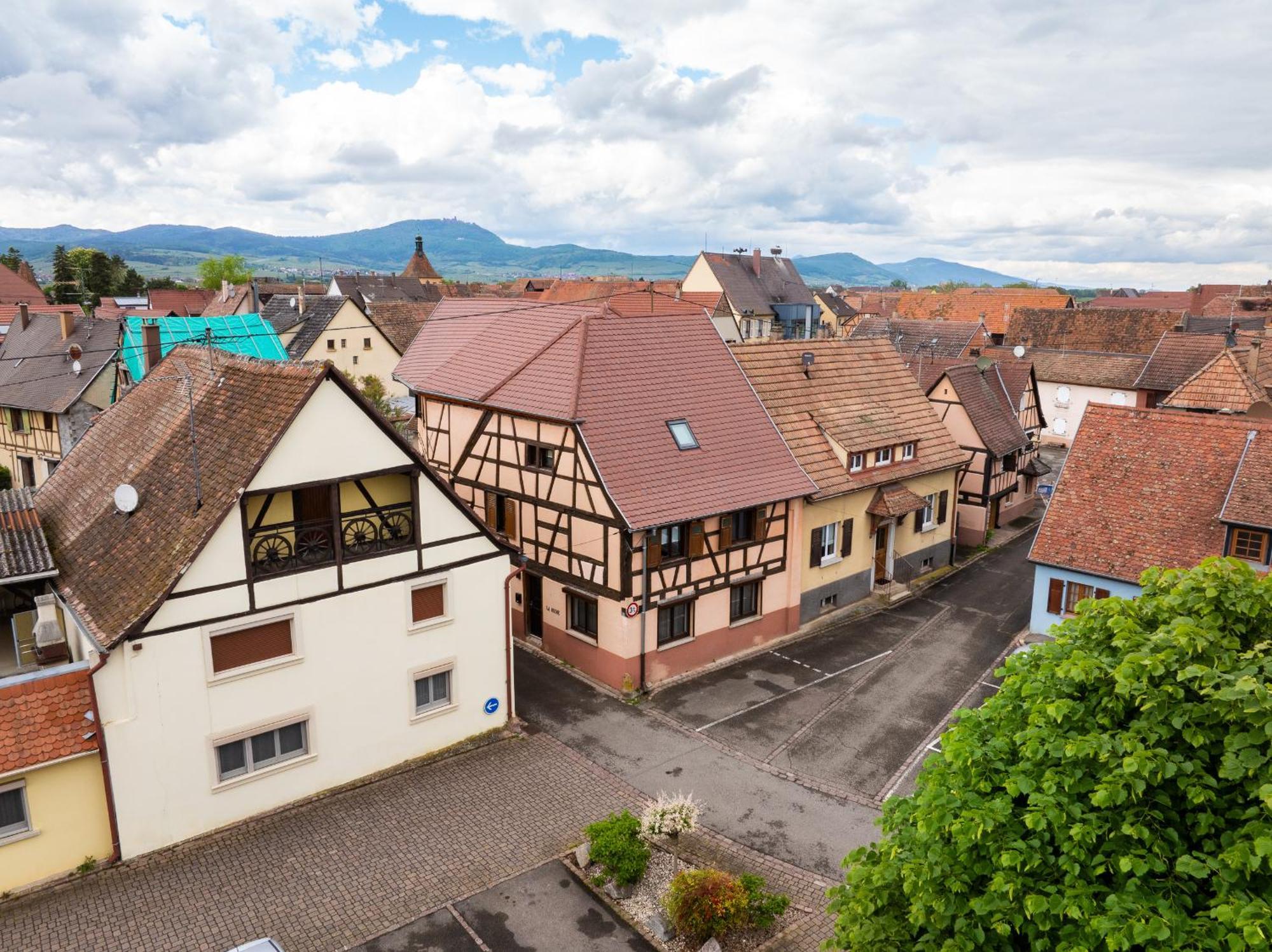 La Ruine - Gite D'Alsace Jusqu'A 10 Personnes Avec Spa Interieur Guémar Exterior foto